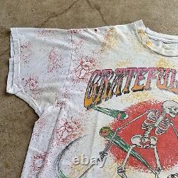 Grateful Dead Shirt T Shirt Vintage 1992 Summer Tour Croquet Dancing Bear XXL