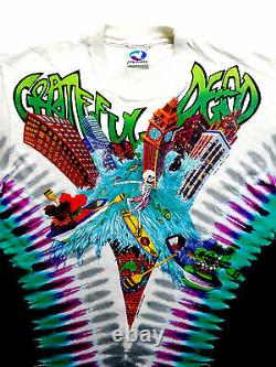 Grateful Dead Shirt T Shirt Vintage 1992 Surf Chicago Bears Soldier Field GDM L