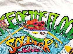 Grateful Dead Shirt T Shirt Vintage 1992 Surf Chicago Bears Soldier Field GDM L