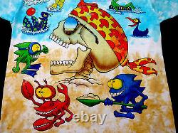 Grateful Dead Shirt T Shirt Vintage 1992 Surf Ocean Beach Tie Dye Joey Mars L