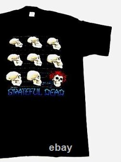 Grateful Dead Shirt T Shirt Vintage 1993 Bertha Evolution Skulls Rose GDM XL New