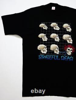 Grateful Dead Shirt T Shirt Vintage 1993 Bertha Evolution Skulls Rose GDM XL New