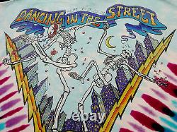 Grateful Dead Shirt T Shirt Vintage 1993 New York City MSG Dancing Tie Dye GDM L
