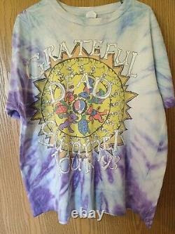 Grateful Dead Shirt T Shirt Vintage 1993 Summer Tour Dancing Bears Sting XL