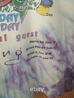 Grateful Dead Shirt T Shirt Vintage 1993 Summer Tour Dancing Bears Sting XL