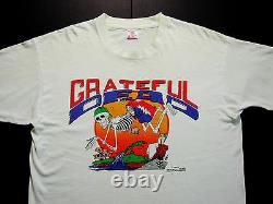 Grateful Dead Shirt T Shirt Vintage 1993 Summer Tour Skeleton River Swim GDM XL