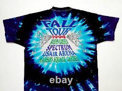 Grateful Dead Shirt T Shirt Vintage 1994 Fall Tour East Coast USA Tie Dye GDM XL