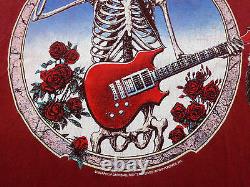 Grateful Dead Shirt T Shirt Vintage 1994 Guitar USA Skeleton Philip Garris XL