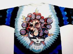 Grateful Dead Shirt T Shirt Vintage 1994 Hockey NHL'94 Stick Puck Tie Dye GDM L
