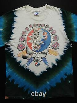 Grateful Dead Shirt T Shirt Vintage 1994 Hockey Stick Puck Gloves NHL Tie Dye XL