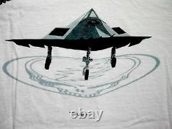 Grateful Dead Shirt T Shirt Vintage 1994 Road Crew War Plane Stealth Bomber GD L