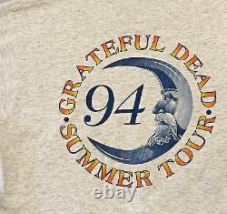 Grateful Dead Shirt T Shirt Vintage 1994 Summer Tour Sun Moon SYF Schatz GDM L