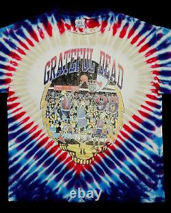 Grateful Dead Shirt T Shirt Vintage 1995 Basketball NBA NCAA Ball Tie Dye GDM XL