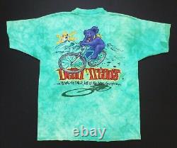 Grateful Dead Shirt T Shirt Vintage 1995 Dead Treads Mountain Bike Biking GDM XL