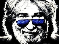 Grateful Dead Shirt T Shirt Vintage 1995 Jerry Garcia Art Sunglasses Blue EJG XL