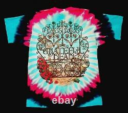 Grateful Dead Shirt T Shirt Vintage 1995 Mouse Bertha GD 30 Years Tie Dye GDM L