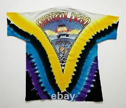 Grateful Dead Shirt T Shirt Vintage 1995 New York MSG 1990 NYC Taxi Tie Dye XL