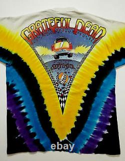 Grateful Dead Shirt T Shirt Vintage 1995 New York MSG 1990 NYC Taxi Tie Dye XL