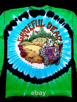 Grateful Dead Shirt T Shirt Vintage 1995 Summer Vermont VT Highgate Cow CP GDM L