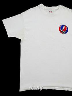 Grateful Dead Shirt T Shirt Vintage 1996 Steal Your Face Stats 1965 1995 GDM XL