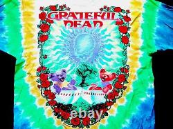 Grateful Dead Shirt T Shirt Vintage 1997 Scarlet Fire Dragon Tea Tie Dye GDM L