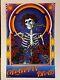 Grateful Dead Skull & Roses Poster Vintage 1985 Grateful Dead Production 36 x 24