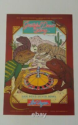 Grateful Dead Sting Las Vegas Vintage Poster from 1993