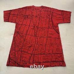 Grateful Dead T-Shirt Rare Vintage MSG King Kong New York Red L AOP 1991