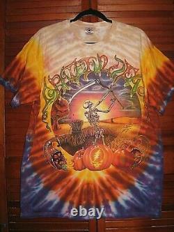 Grateful Dead T Shirt Vintage 1994 Fall Tour Not Fade Away Size L Delta Tie Dye
