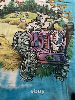 Grateful Dead T Shirt Vintage 1995 Summer Tour 6/15/95 Highgate, VT XL NOS RARE