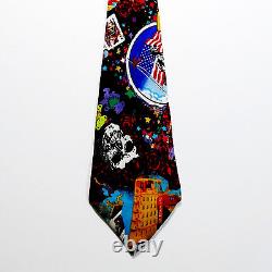 Grateful Dead Tie Necktie Vintage 1994 Nicole Miller Griffin Mouse Kelley GD Art