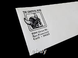 Grateful Dead Vintage 1967 Stationery Mailing Envelope GD Viking Skull'67 Logo