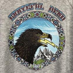 Grateful Dead Vintage 1984 Sweat Shirt GDP Lundquist Eagle Eye Dead Stock