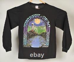 Grateful Dead Vintage 1995 GDM Thirty Years Long Sleeve T Shirt XL Made USA Rare