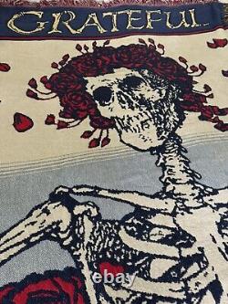 Grateful Dead Vintage Blanket / tapestry 1984 Grateful Dead Official Merchandise