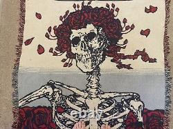 Grateful Dead Vintage Blanket / tapestry 1984 Grateful Dead Official Merchandise