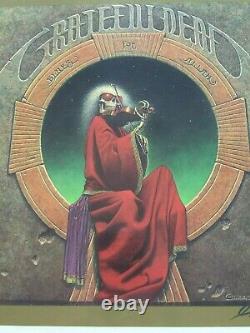 Grateful Dead Vintage Blues for Allah Signed and Numbered Poster from the 70's