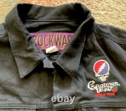 Grateful Dead Vintage Jacket 1990 World Tour Rockwear Denim Nwot Memorylen