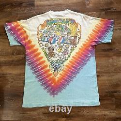 Grateful Dead Vintage Shirt XL Summer 92 Tour Original Not A Replica