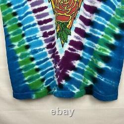 Grateful Dead XL T Shirt Vintage 1993 New York City MSG Dancing Tie Dye Rare