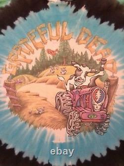 Grateful Dead shirt 1995 GDM Highgate Vermont 1995 Garcia Vintage Liquid Blue XL