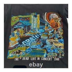 Grateful Dead the Dead Live in Concert 1980 Original T-shirt from Japan
