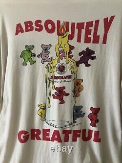 Grateful dead shirt vintage 1993 Absolutely Greatful