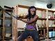 Hand made Walking Dead Sword-Michonne's katana 9260 spring steel blade sharp