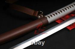 Hand made Walking Dead Sword-Michonne's katana 9260 spring steel blade sharp