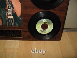 Jerry Garcia 45 RPM Records Vintage Rock & Roll Plaque Artwork Grateful Dead