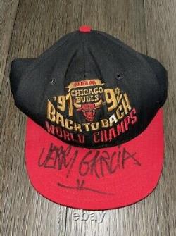 Jerry Garcia Grateful Dead Signed Vintage Chicago Bulls Hat Autograph Jsa Coa