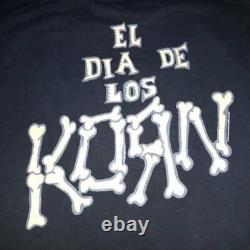 KORN Bones Logo Skeleton Band Vintage 2000 RaRe Concert Tour XL Original T-Shirt