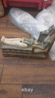 Large Antique Egyptian Ancient pharaonic statue Anubis embalming the dead