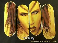 Marilyn Manson VINTAGE T Shirt ROCK IS DEAD 90s Goth Rock Winterland XL 1999